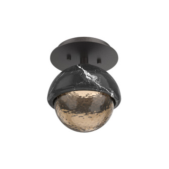 Single Glass Sconce & Flush Mount - Cabochon (1289|SMB0093-01-GP-B-L1-BM)