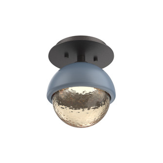Single Glass Sconce & Flush Mount - Cabochon (1289|SMB0093-01-GP-A-L1-BU)