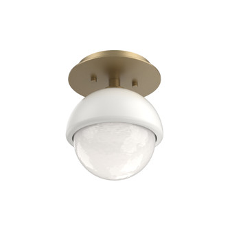 Single Glass Sconce & Flush Mount - Cabochon (1289|SMB0093-01-GB-WL-L3-WI)