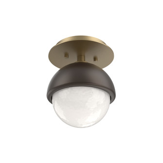 Single Glass Sconce & Flush Mount - Cabochon (1289|SMB0093-01-GB-WL-L3-FB)