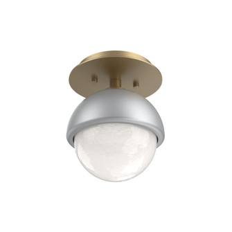Single Glass Sconce & Flush Mount - Cabochon (1289|SMB0093-01-GB-WL-L3-CS)