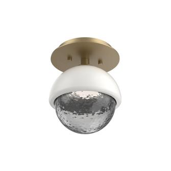 Single Glass Sconce & Flush Mount - Cabochon (1289|SMB0093-01-GB-S-L3-WI)