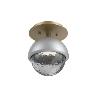 Single Glass Sconce & Flush Mount - Cabochon (1289|SMB0093-01-GB-S-L3-CS)