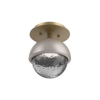 Single Glass Sconce & Flush Mount - Cabochon (1289|SMB0093-01-GB-S-L3-BS)