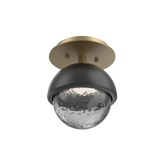 Single Glass Sconce & Flush Mount - Cabochon (1289|SMB0093-01-GB-S-L1-MB)