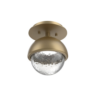 Single Glass Sconce & Flush Mount - Cabochon (1289|SMB0093-01-GB-C-L3-MS)