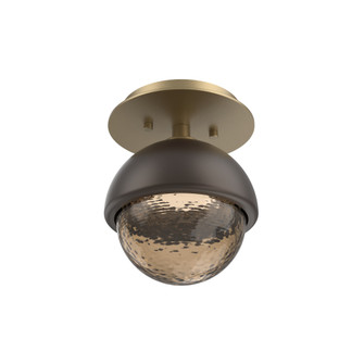 Single Glass Sconce & Flush Mount - Cabochon (1289|SMB0093-01-GB-B-L3-FB)