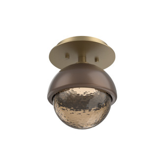 Single Glass Sconce & Flush Mount - Cabochon (1289|SMB0093-01-GB-B-L3-BB)