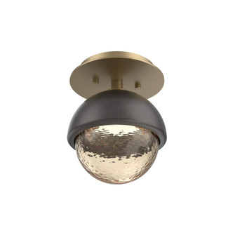 Single Glass Sconce & Flush Mount - Cabochon (1289|SMB0093-01-GB-A-L3-GP)