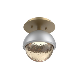 Single Glass Sconce & Flush Mount - Cabochon (1289|SMB0093-01-GB-A-L1-CS)