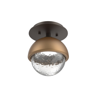 Single Glass Sconce & Flush Mount - Cabochon (1289|SMB0093-01-FB-C-L1-NB)
