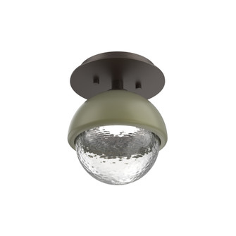 Single Glass Sconce & Flush Mount - Cabochon (1289|SMB0093-01-FB-C-L1-GE)