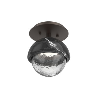 Single Glass Sconce & Flush Mount - Cabochon (1289|SMB0093-01-FB-C-L1-BM)