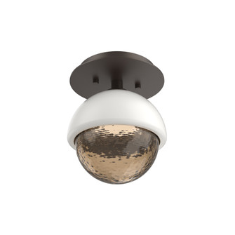 Single Glass Sconce & Flush Mount - Cabochon (1289|SMB0093-01-FB-B-L1-WI)