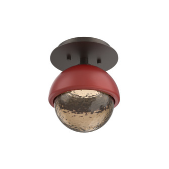 Single Glass Sconce & Flush Mount - Cabochon (1289|SMB0093-01-FB-B-L1-RE)