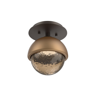 Single Glass Sconce & Flush Mount - Cabochon (1289|SMB0093-01-FB-B-L1-NB)