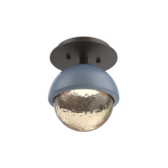 Single Glass Sconce & Flush Mount - Cabochon (1289|SMB0093-01-FB-A-L1-BU)