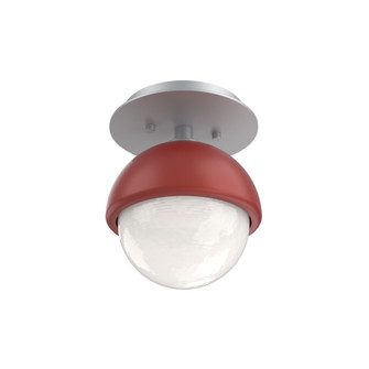 Single Glass Sconce & Flush Mount - Cabochon (1289|SMB0093-01-CS-WL-L3-RE)