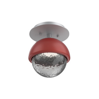 Single Glass Sconce & Flush Mount - Cabochon (1289|SMB0093-01-CS-S-L3-RE)