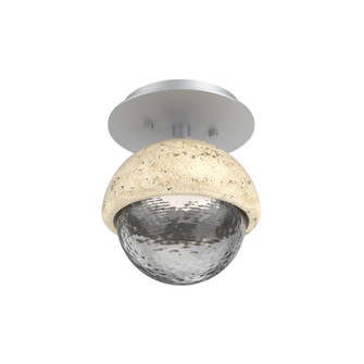 Single Glass Sconce & Flush Mount - Cabochon (1289|SMB0093-01-CS-S-L1-TR)