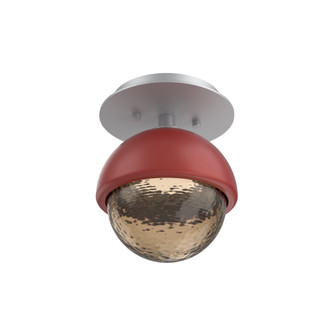 Single Glass Sconce & Flush Mount - Cabochon (1289|SMB0093-01-CS-B-L1-RE)