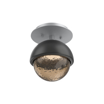 Single Glass Sconce & Flush Mount - Cabochon (1289|SMB0093-01-CS-B-L1-MB)