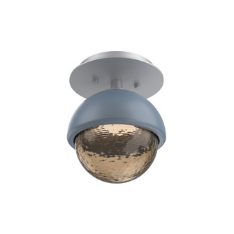 Single Glass Sconce & Flush Mount - Cabochon (1289|SMB0093-01-CS-B-L1-BU)