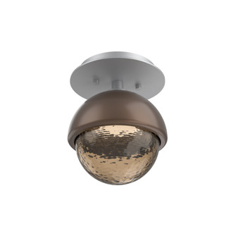 Single Glass Sconce & Flush Mount - Cabochon (1289|SMB0093-01-CS-B-L1-BB)