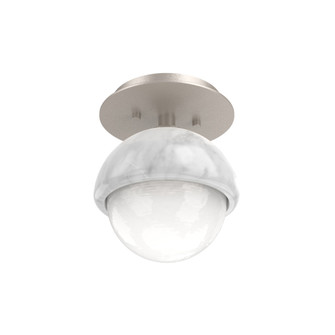 Single Glass Sconce & Flush Mount - Cabochon (1289|SMB0093-01-BS-WL-L3-WM)