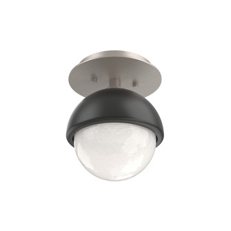 Single Glass Sconce & Flush Mount - Cabochon (1289|SMB0093-01-BS-WL-L3-MB)