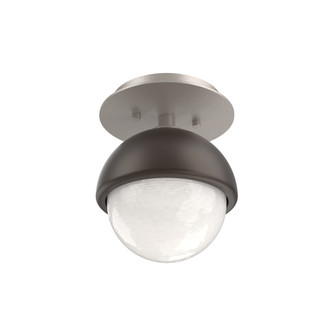 Single Glass Sconce & Flush Mount - Cabochon (1289|SMB0093-01-BS-WL-L3-FB)
