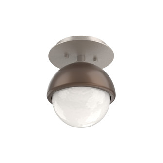 Single Glass Sconce & Flush Mount - Cabochon (1289|SMB0093-01-BS-WL-L3-BB)