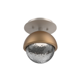 Single Glass Sconce & Flush Mount - Cabochon (1289|SMB0093-01-BS-S-L3-NB)