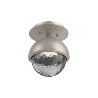 Single Glass Sconce & Flush Mount - Cabochon (1289|SMB0093-01-BS-S-L1-MS)