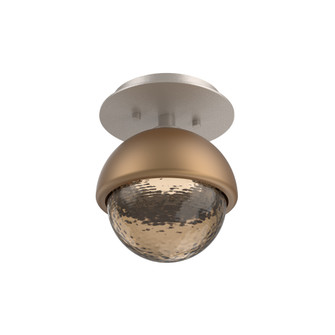 Single Glass Sconce & Flush Mount - Cabochon (1289|SMB0093-01-BS-B-L3-NB)