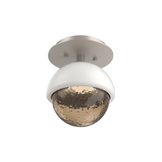 Single Glass Sconce & Flush Mount - Cabochon (1289|SMB0093-01-BS-B-L1-WI)