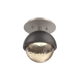 Cabochon Flush Mount Wall Sconce Beige Silver (1289|SMB0093-01-BS-A-L3-GP)