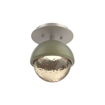 Single Glass Sconce & Flush Mount - Cabochon (1289|SMB0093-01-BS-A-L3-GE)