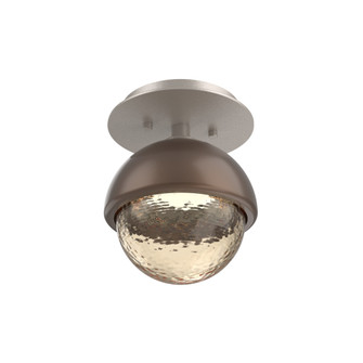 Cabochon Flush Mount Wall Sconce Beige Silver (1289|SMB0093-01-BS-A-L3-BB)