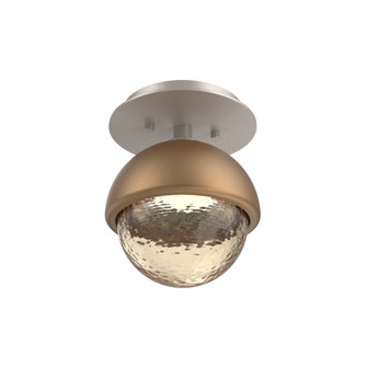 Cabochon Flush Mount Wall Sconce Beige Silver (1289|SMB0093-01-BS-A-L1-NB)