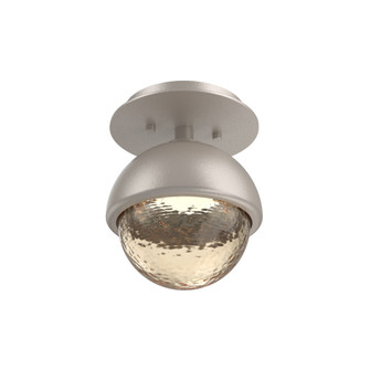 Single Glass Sconce & Flush Mount - Cabochon (1289|SMB0093-01-BS-A-L1-MS)