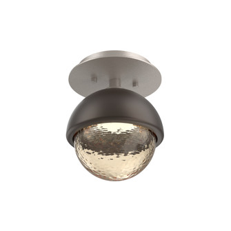Single Glass Sconce & Flush Mount - Cabochon (1289|SMB0093-01-BS-A-L1-FB)