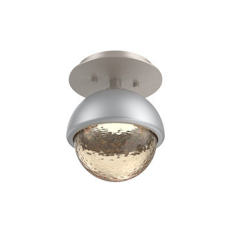Cabochon Flush Mount Wall Sconce Beige Silver (1289|SMB0093-01-BS-A-L1-CS)