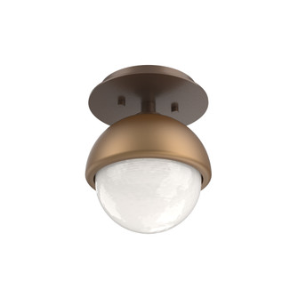 Single Glass Sconce & Flush Mount - Cabochon (1289|SMB0093-01-BB-WL-L3-NB)