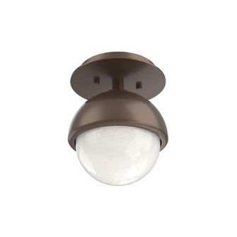 Cabochon Flush Mount Wall Sconce Burnished Bronze (1289|SMB0093-01-BB-WL-L3-MS)