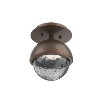 Cabochon Flush Mount Wall Sconce Burnished Bronze (1289|SMB0093-01-BB-S-L3-MS)