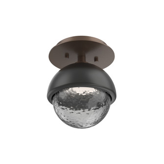Single Glass Sconce & Flush Mount - Cabochon (1289|SMB0093-01-BB-S-L1-MB)