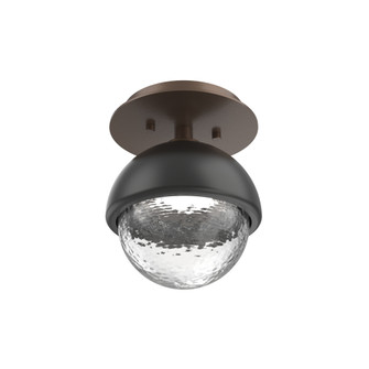 Cabochon Flush Mount Wall Sconce Burnished Bronze (1289|SMB0093-01-BB-C-L1-MB)