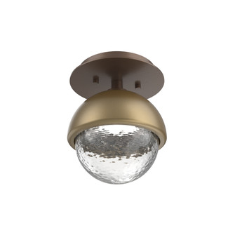 Single Glass Sconce & Flush Mount - Cabochon (1289|SMB0093-01-BB-C-L1-GB)