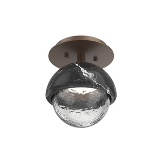Single Glass Sconce & Flush Mount - Cabochon (1289|SMB0093-01-BB-C-L1-BM)